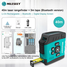 Load image into Gallery viewer, Mileseey Portable Laser Distance Meter Laser Rangefinder high-precision Digital  trena laser tape range finder measure tool
